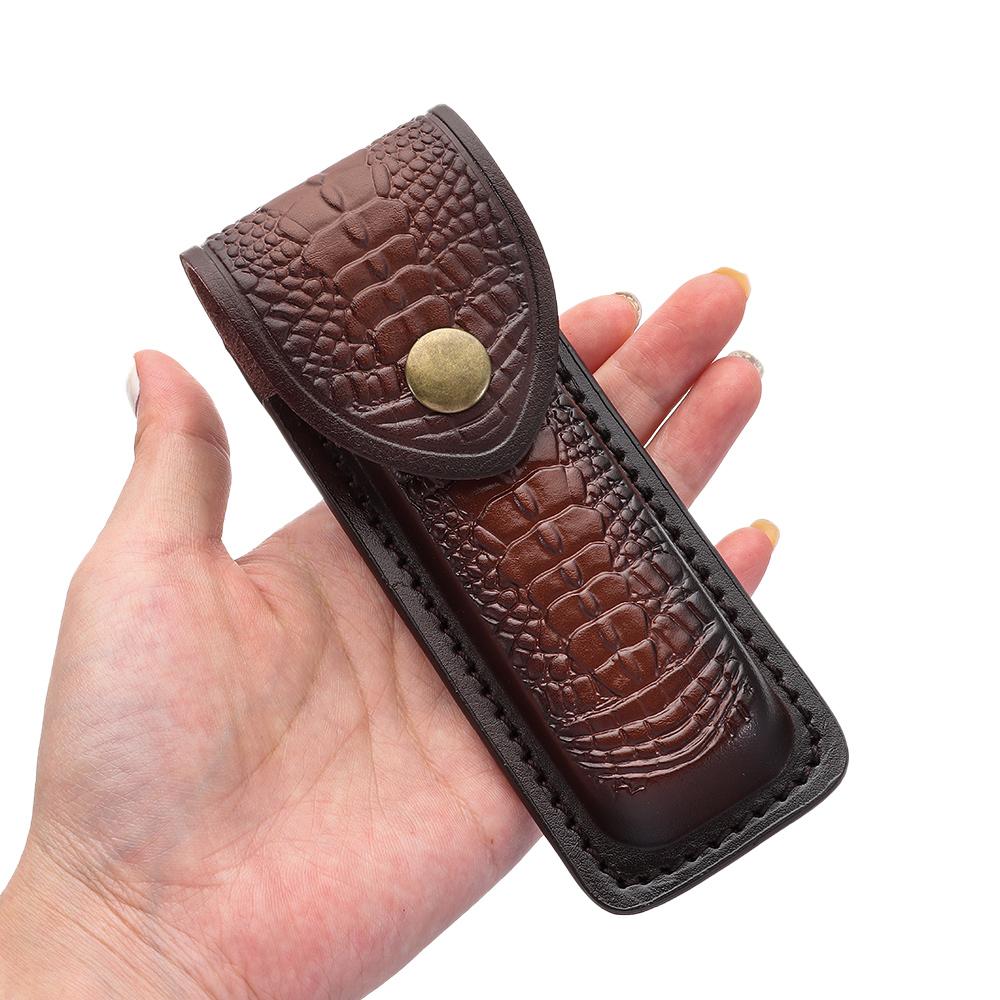 Cowhide Leather Sheath for Fol - Edc Everyday Carry Knives ulasan dan harga
