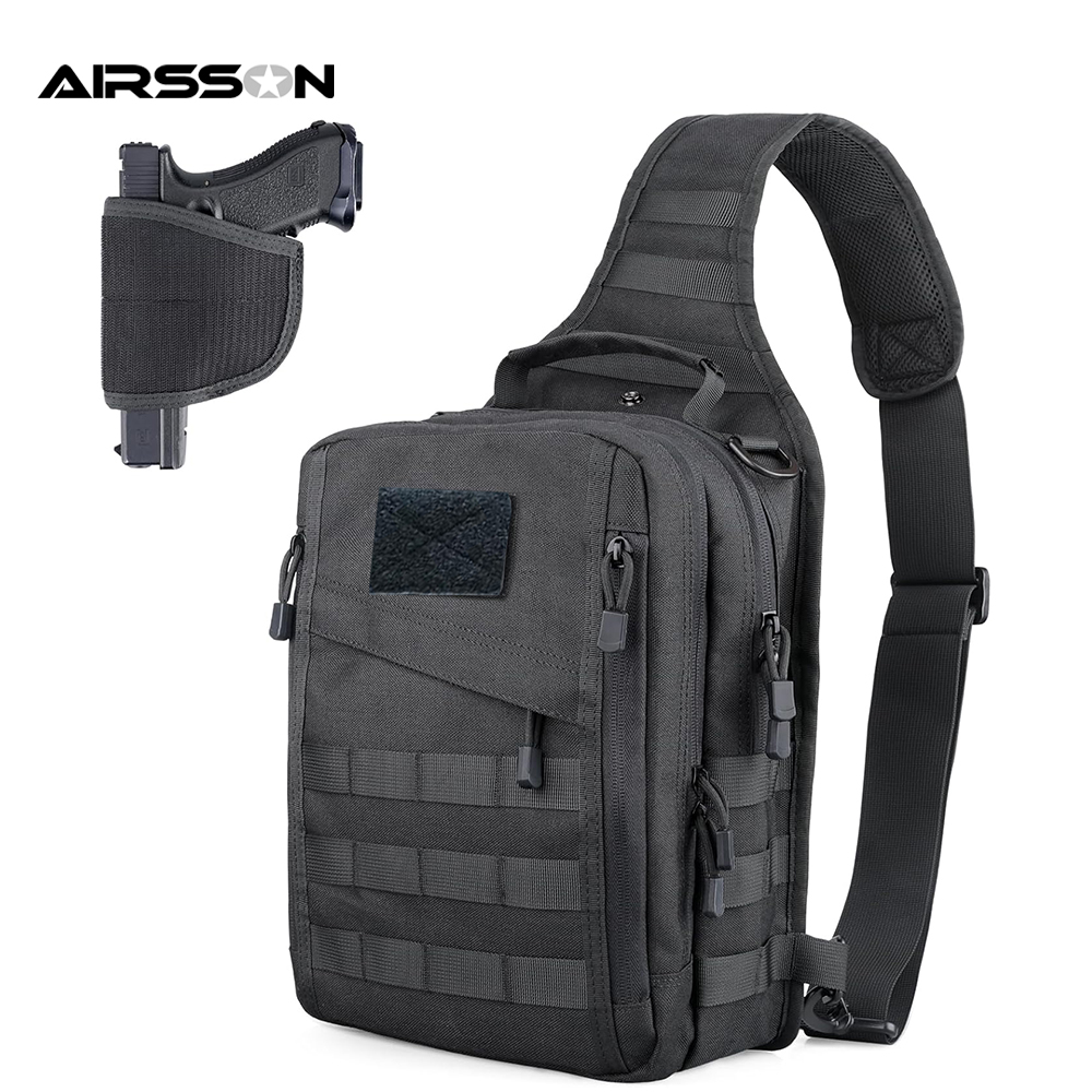 Tactical Sling Backpack Concea - Edc Concealed Carry Sling Bag ulasan dan harga