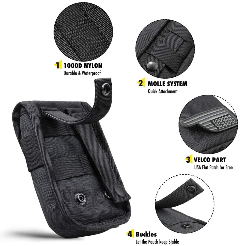 Tactical Phone Pouch Molle,Sma - Edc Carry Fanny Pack ulasan dan harga