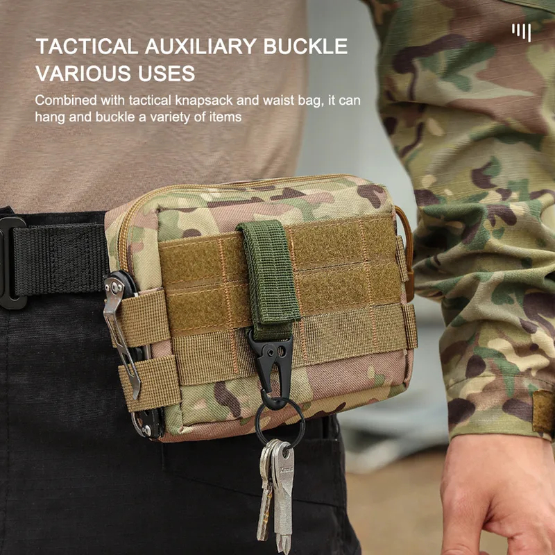 1-4Pcs Tactical Carabiner Outd - Edc Carry Kit ulasan dan harga