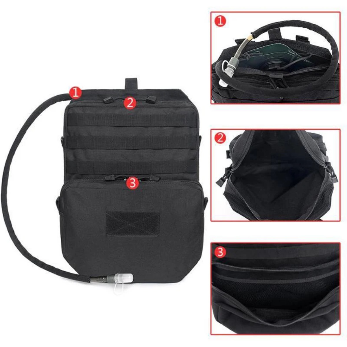 Outdoor Molle Bag Camping Hydr - Edc Carry Kit ulasan dan harga
