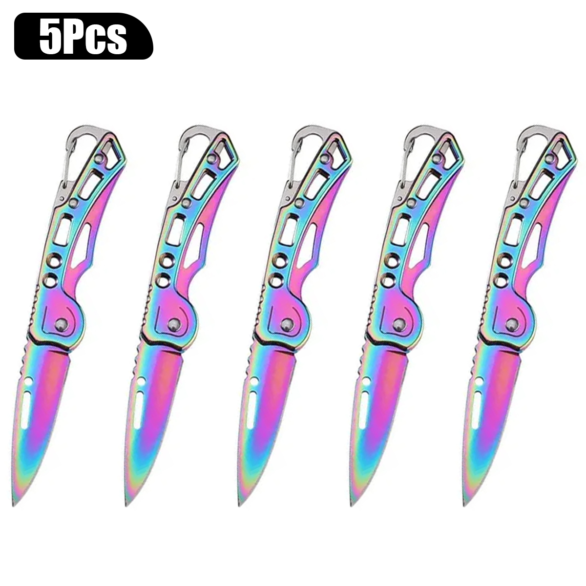 5-Piece Colorful Edc Pocket Kn - Edc Carry Pocket Knife ulasan dan harga