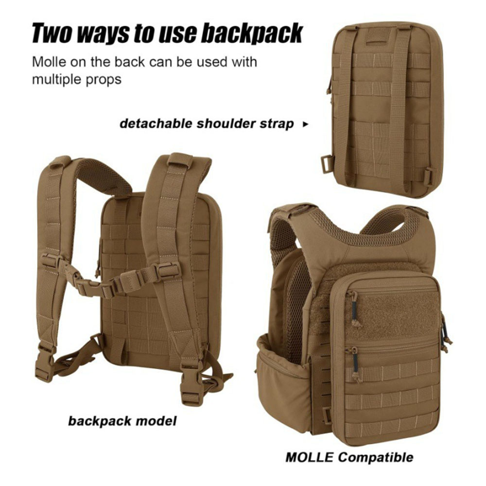 Tactical MOLLE Backpack Waterp - Edc Carry Kit ulasan dan harga