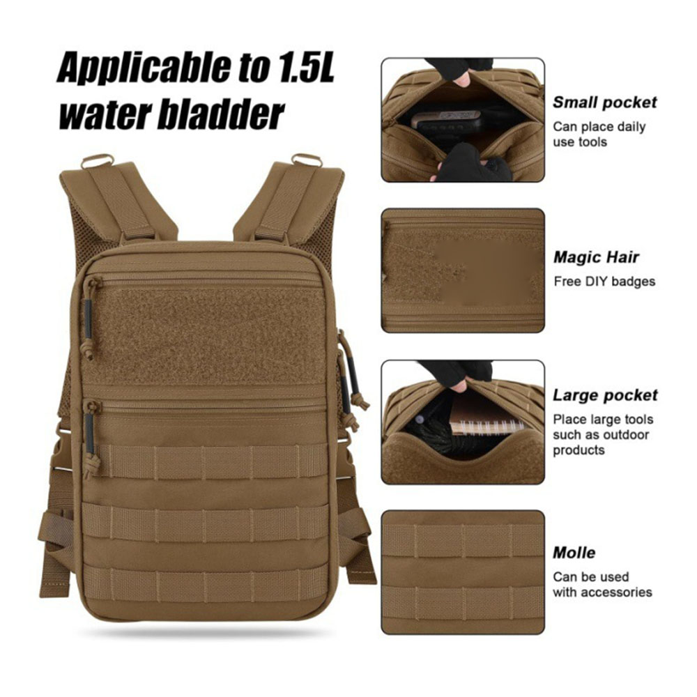 Tactical MOLLE Backpack Waterp - Edc Carry Kit ulasan dan harga